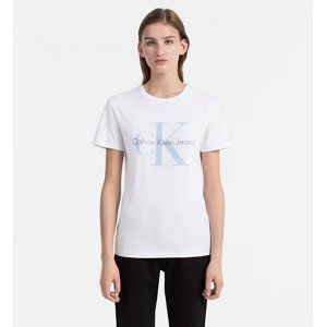 Calvin Klein dámské bílé tričko - L (112)